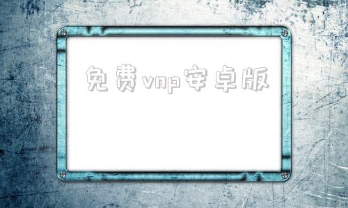 免费vnp安卓版免费的外网加速app软件